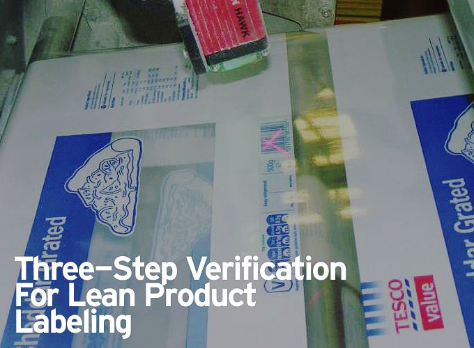 Three-Step Verification for Lean Product Labeling