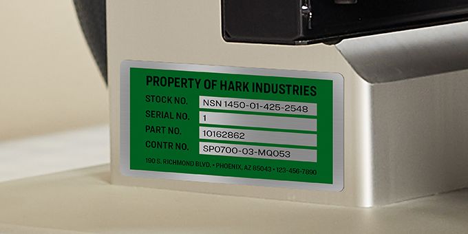 Track and Protect Vital Industrial Assets with Print Yourself Asset Tags
