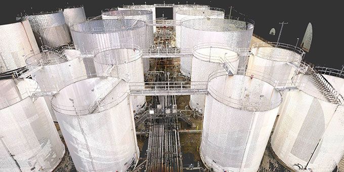 3D Laser Scanning for 2D Applications for the Liquid Storage Petrochemical Industry