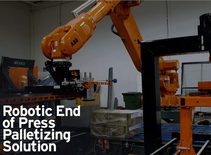 Robotic End of Press Palletizing Solution