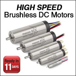 maxon motorās - The ultra-fast brushless DC motor