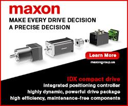 The maxon IDX Compact Drive with Integrated Positioning Controller