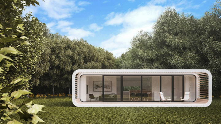 Patented coodo modular living space designed by LTG Lofts to go.