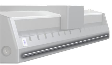 Machined reference edges facilitate the alignment of the linear stages on the machine base Machined reference edges facilitate the alignment of the linear stages on the machine base